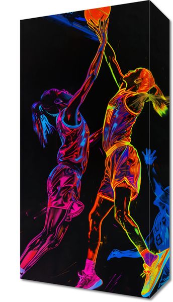 Obraz 20x40cm Mecz W Kosza zdjęcie 1