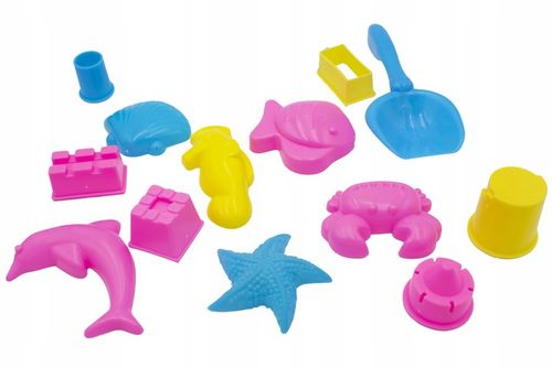 DUŻY ZESTAW PIASEK KINETYCZNY 4KG BASEN + FOREMKI + BOX na Arena.pl