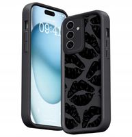 ETUI DO SAMSUNG GALAXY A35 5G SILIKON SOFT MATT OCHRONA Wąż / Usta + SZKŁO