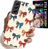 ETUI DO SAMSUNG GALAXY S22 - KOLOROWE WSTĄŻKI WSTĄŻKA MODNE WZORY