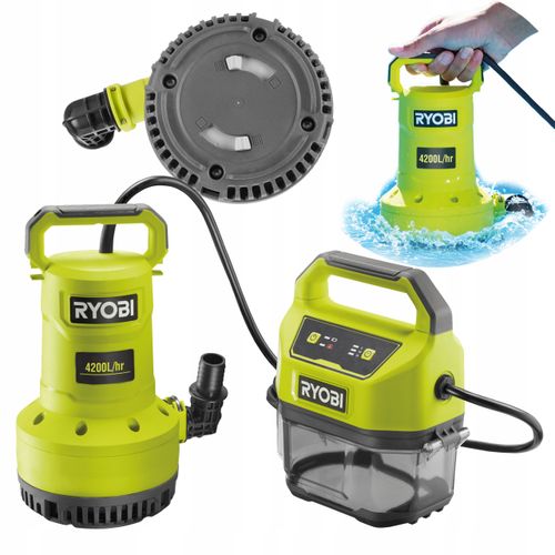 RYOBI POMPA AKUMULATOROWA 18V RY18SPA WODY OGRODU na Arena.pl