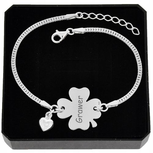 SREBRNA BRANSOLETKA KONICZYNKA Z GRAWEREM NA PREZENT PRÓBA 925 na Arena.pl