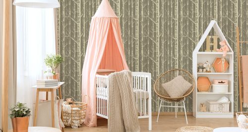 Tapeta Drzewa w Stylu Vintage na Arena.pl