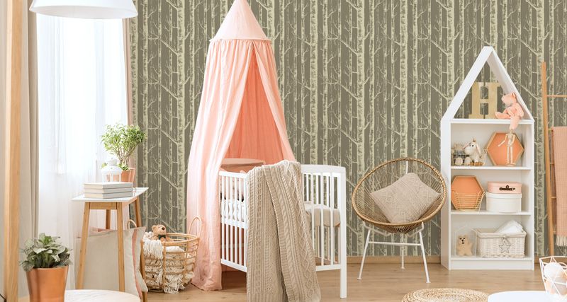 Tapeta Drzewa w Stylu Vintage zdjęcie 2