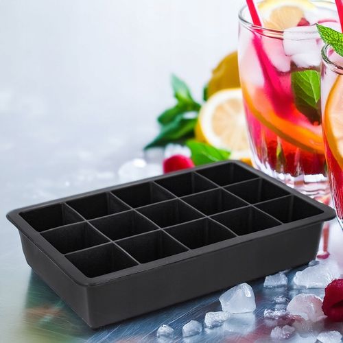 6x Foremki do lodu silikonowe forma do 15 kostek lodu z pokrywką na Arena.pl