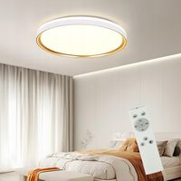 ZMH Lampa sufitowa LED 30cm lampa ściemnialna pomocą pilota 18W 3000-6500K