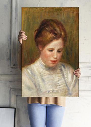 Head, Pierre-Auguste Renoir - plakat 30x40 cm na Arena.pl