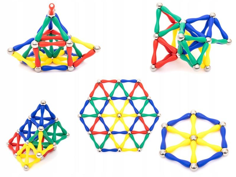 KLOCKI MAGNETYCZNE 52EL. zdjęcie 7
