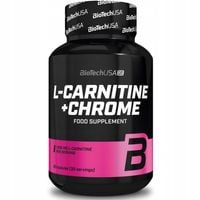 Biotech USA L-Carnitine + Chrome 60caps REDUKCJA TŁUSZCZU