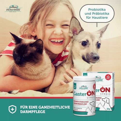 VITAR Veterinae GasterON SYMBIO - probiotyki i prebiotyki - aż 100 dawek na Arena.pl