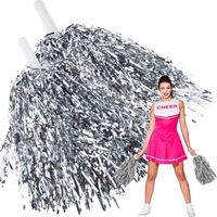 Pompon Metaliczny Czirliderka Pompony Cheerleaderki Czirliderki Do Tańca