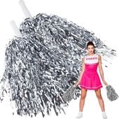Pompon Metaliczny Czirliderka Pompony Cheerleaderki Czirliderki Do Tańca