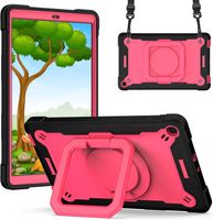 Etui do iPad 8/7 10.2" z Podstawką i Paskiem na Ramię Różowe