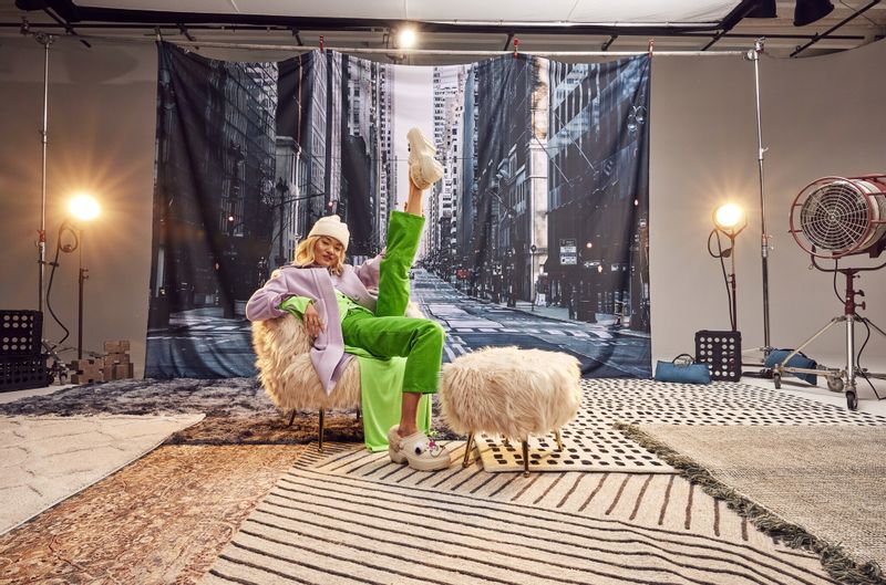 Damskie Ocieplane Buty Chodaki Klapki Crocs Stomp Lined Clog 43-44 zdjęcie 8