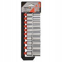 Zestaw nasadek długich 1/2", 10 szt. YATO YT-38861