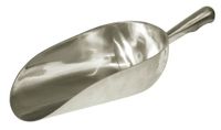 Łopatka do paszy, aluminium, 900 g, zaokrąglona, Kerbl