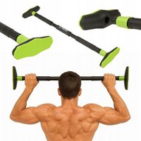 REGULOWANY drążek rozporowy NA DRZWI do ĆWICZEŃ PODCIĄGANIA TREXO 96-130 cm