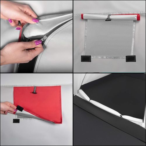 MOCNY NAMIOT TURYSTYCZNY KEMPINGOWY NA BIWAK DUŻY 4-OSOBOWY IGLO 350cm na Arena.pl