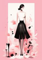 Plakat 70x100cm Pastelowe Love