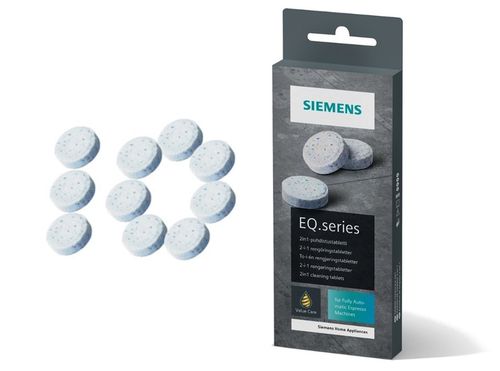 SIEMENS TABLETKI DO CZYSZCZENIA EKSPRESU TZ80001B 10szt. w opakowaniu na Arena.pl