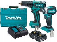 MAKITA ZESTAW COMBO 18V DLX2142S (DHP453+DTD152) 2x3,0Ah