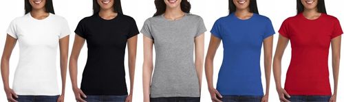 KOSZULKA DAMSKA BLUZKA BAWEŁNIANA T-SHIRT Z TWOIM WŁASNYM NADRUKIEM NAPISEM na Arena.pl