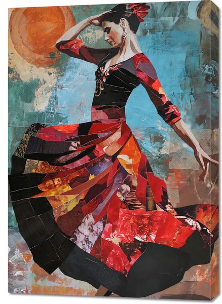 Obraz 70x100cm Taniec Flamenco zdjęcie 1