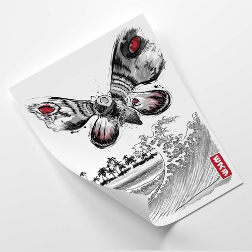 Plakat, Mothra 70x100 na Arena.pl