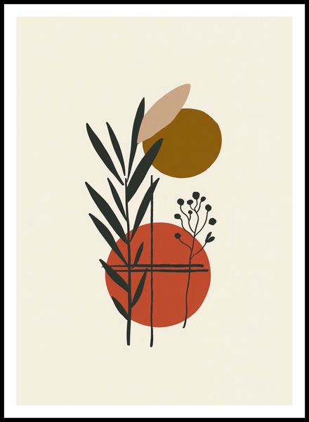 Plakat 67,5x95cm Kontrast w Botanice zdjęcie 3