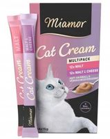 Miamor Cream MULTIPACK Malt Hariball + Mt&Cheese na kule włosowe 24x15G