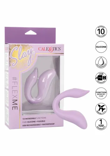 calexotics slay flex me - kompaktowy masażer silikonowy, 10 trybow na Arena.pl