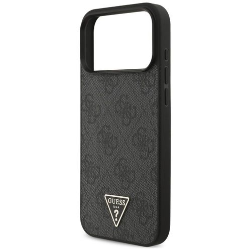 Etui Guess 4G Strap Triangle Logo MagSafe do iPhone 17 Pro Max czarny na Arena.pl
