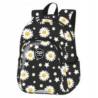 COOLPACK TOBY MAŁY PLECAK SZKOLNY ODBLASKI GWIZDEK SZELKI DAISY BLACK