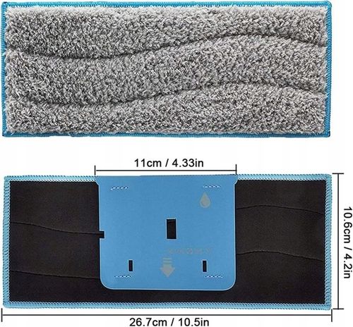 6x NAKŁADKA NA MOKRO ŚCIERECZKA DO ROBOT MOPUJĄCY MOP IROBOT BRAAVA JET M6 na Arena.pl