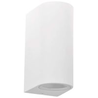 Elewacyjna LAMPA ścienna BOSTON 313348 Polux zewnętrzna OPRAWA okrągła KINKIET tuba metalowa IP44 biała