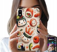 ETUI DO SAMSUNG A10 - SŁODKIE UŚMIECHNIĘTE SUSHI OBUDOWA CASE