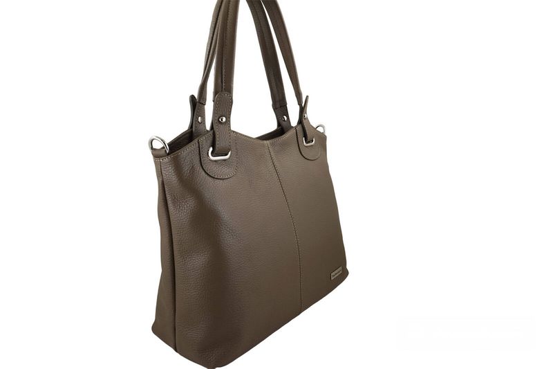 Codzienna duża torebka damska - Beżowa ciemna zdjęcie 3