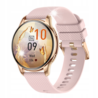 SMARTWATCH ZEGAREK DAMSKI ELEGANCKI ROZMOWY CIŚNIENIE MENU PL AMOLED