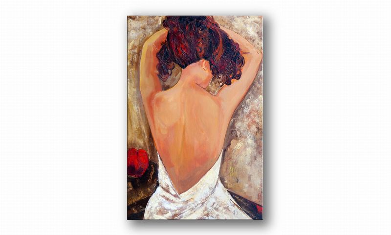 OBRAZ NA PŁÓTNIE 055 Kobieta 30x40cm zdjęcie 2