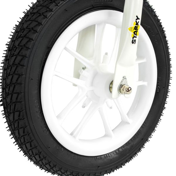 ROWEREK BIEGOWY NIEBIESKI POMPOWANE KOŁA 12" ŚWIECĄCE LED SOLIDNY JEŹDZIK zdjęcie 6