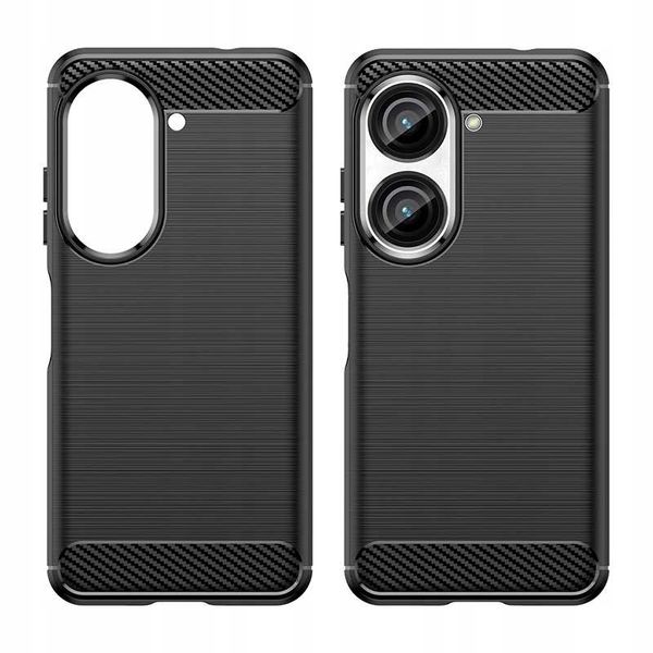 Spacecase Carbon Asus Zenfone 9 / 10 Czarny zdjęcie 2