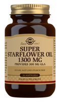 SOLGAR Super Starflower Oil 1300 mg - Olej z Ogórecznika (30 kaps.)