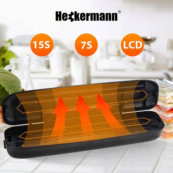 ZGRZEWARKA PRÓŻNIOWA DO PAKOWANIA ŻYWNOŚCI JEDZENIA PAKOWARKA 120W + FOLIA zdjęcie 9