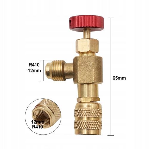 ZAWÓR DO NAPEŁNIANIA UKŁADÓW CHŁODNICZYCH R410 R32 na Arena.pl