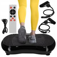 PLATFORMA WIBRACYJNA TRENING CAŁEGO CIAŁA MASAŻER WIBRUJĄCY DO ĆWICZEŃ PRO+