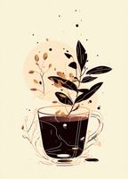 Plakat 13x18cm Jesienna Donica