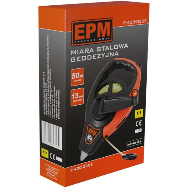 MIARA STALOWA GEODEZYJNA 50M - E-400-0253 zdjęcie 2