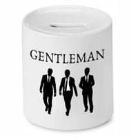 Skarbonka Dla Chłopaka Gentelman Prezent Z Nadrukiem Ze Zdjęciem