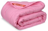 Kołdra 160x200 cm całoroczna antyalergiczna mikrofibra różowa silikon