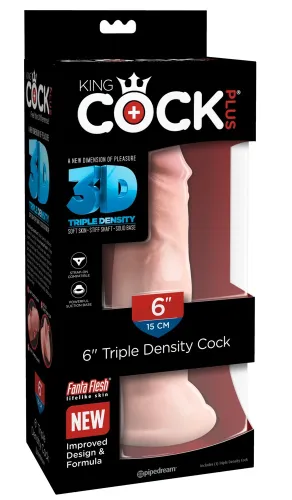 king cock plus model 6" triple density jasny tpe przyssawka 15 cm na Arena.pl